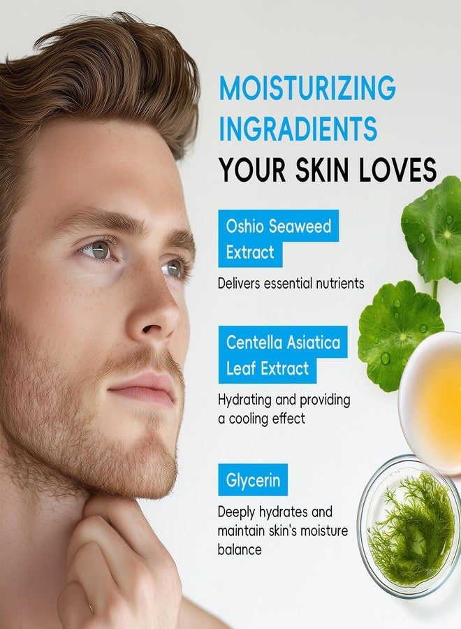 DLZZRS Men Hydrating Day Cream, Daily Moisturizer with 4D Hyaluronic Acid, Oil Control, Firm & Lift Hydrating Cream for Face & Body, Reduce Fine Lines, Strengthen Skin Barrier, 1.06 fl.oz. - Image 5